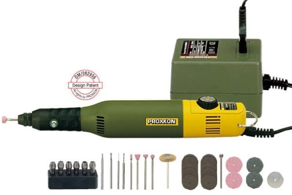 Proxxon Micromot 60/E 28 515 Multifunktionsverktyg inkl. tillbehör, väska 34 delar 40 W