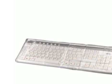 Hama 00113818 støvbeskyttelse tastatur transparent 216 x 483 x 51 mm