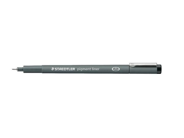 STAEDTLER pigmenttimuste 308 - Fineliner - musta - pigmenttimuste - 0,05 mm
