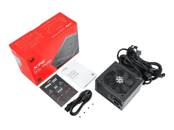 XPG PYLON - Nätaggregat (intern) - ATX12V 2.52 - 80 PLUS Bronze - AC 90-264 V - 650 Watt - Europa