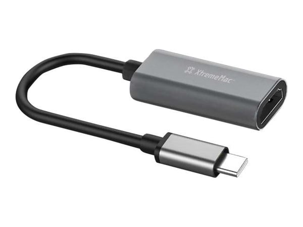 XtremeMac - Video adapter - USB-C hann til HDMI hunn - siderisk grå - 4K-støtte
