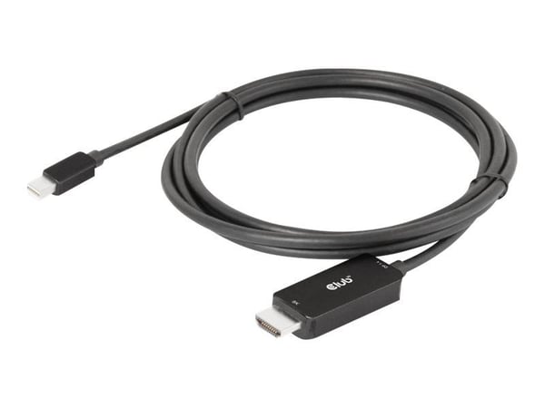 CLUB3D CAC-1187, 1,8 m, Mini DisplayPort, HDMI, Uros, Uros, Suora