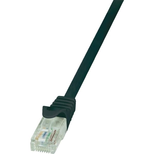 LogiLink EconLine - Koblingskabel - RJ-45 (hann) til RJ-45 (hann) - UTP - CAT 6 - svart