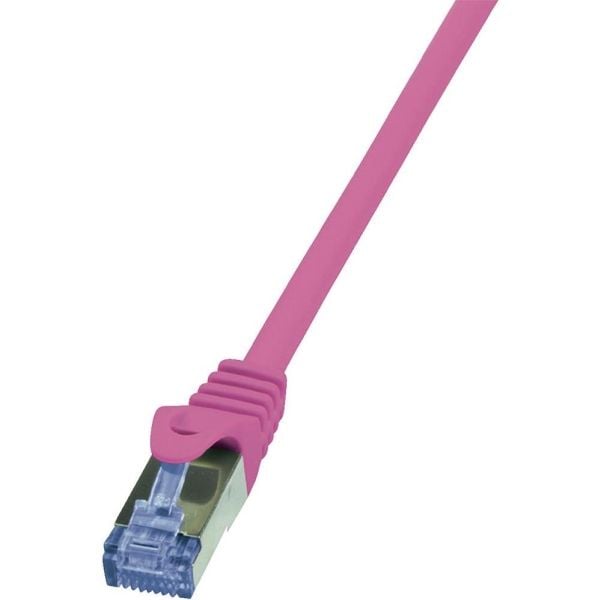 LogiLink Cat6a S/FTP, 1m, 1 m, Cat6a, S/FTP (S-STP), RJ-45, RJ-45, Rosa