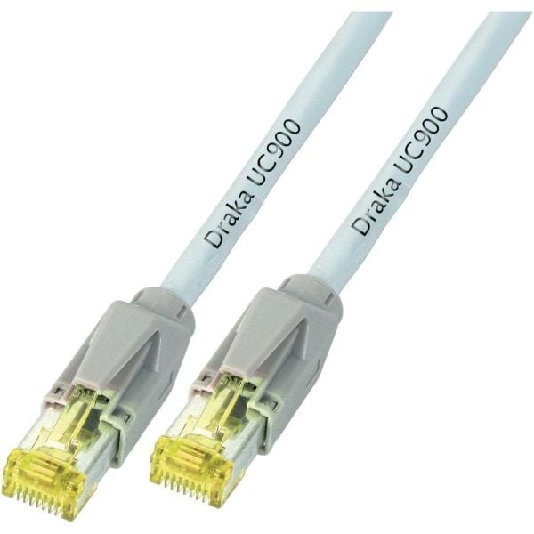EFB Elektronik 1m, RJ45, 1 m, Cat6a, RJ-45, RJ-45, Grå