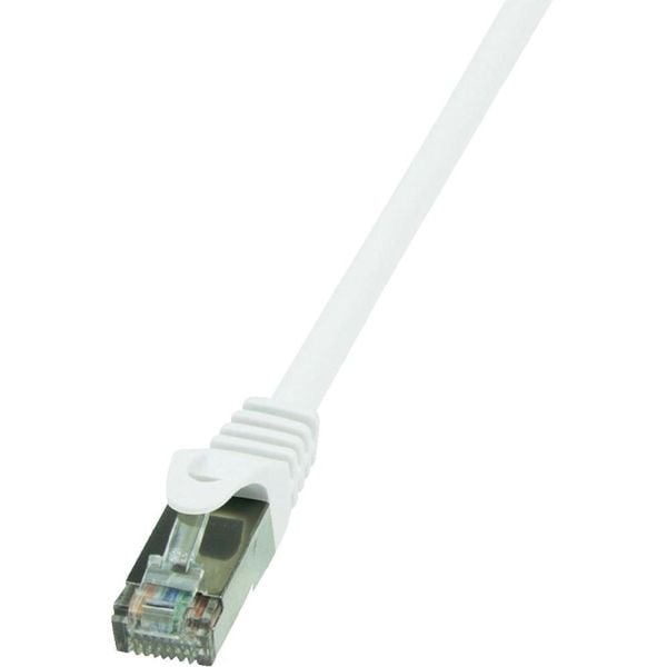 LogiLink 0.25m Cat.6 F/UTP, 0,25 m, Cat6, F/UTP (FTP), RJ-45, RJ-45, Hvit