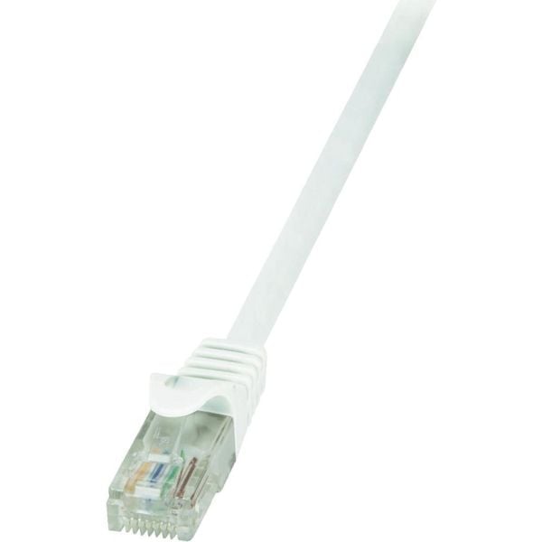 LogiLink EconLine - Koblingskabel - RJ-45 (hann) til RJ-45 (hann) - UTP - CAT 6 - hvit