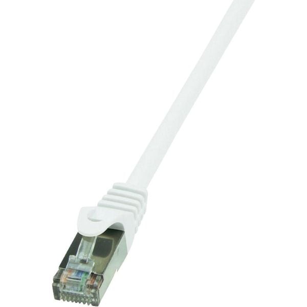 LogiLink 15m Cat.6 F/UTP, 15 m, Cat6, F/UTP (FTP), RJ-45, RJ-45, Hvit