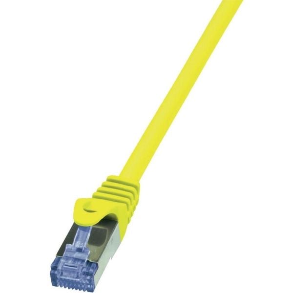 LogiLink PrimeLine - Koppeledning - RJ-45 (hann) til RJ-45 (hann) - 2 m - SFTP, PiMF - CAT 6a - halogenfri - gul