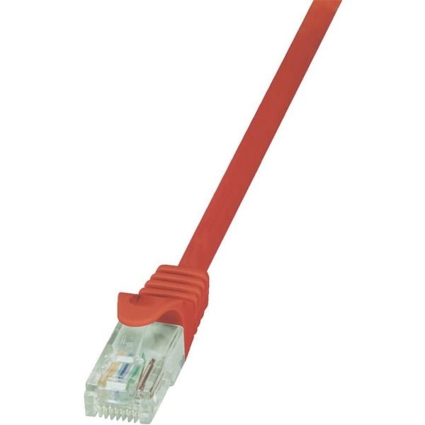LogiLink - Koblingskabel - RJ-45 (hann) til RJ-45 (hann) - UTP - CAT 5e - rød