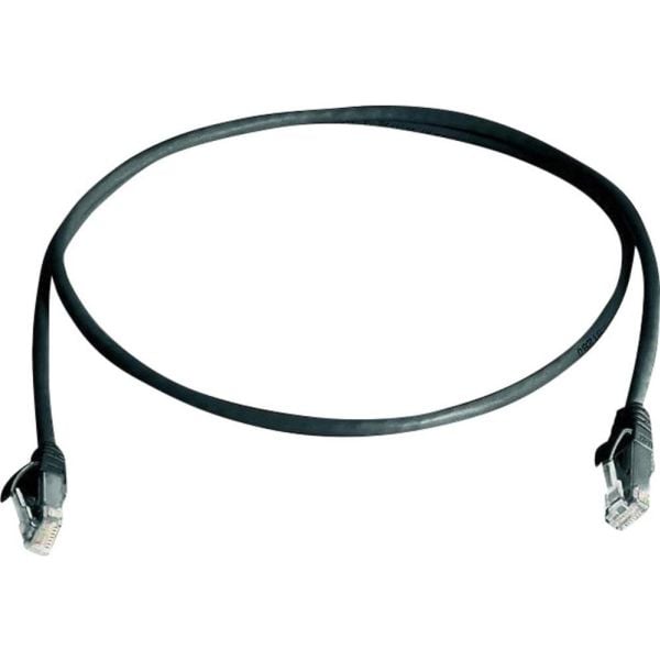 Telegärtner L00003E0000, 5 m, Cat5e, U/UTP (UTP), RJ-45, RJ-45, Sort