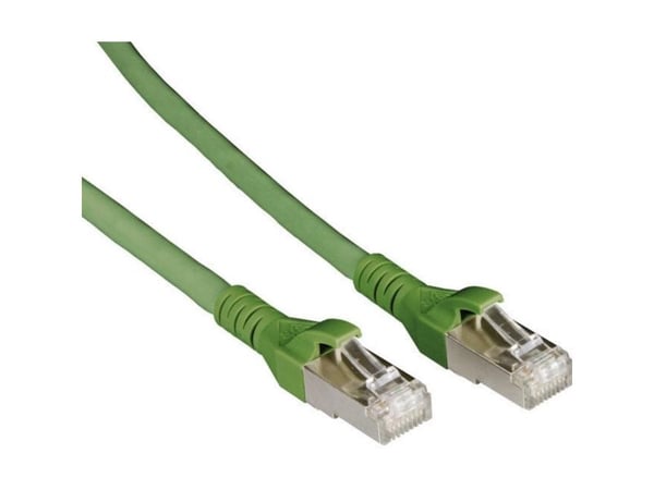 METZ CONNECT 1308451055-E, 1 m, Cat6a, S/FTP (S-STP), RJ-45, RJ-45, Grønn