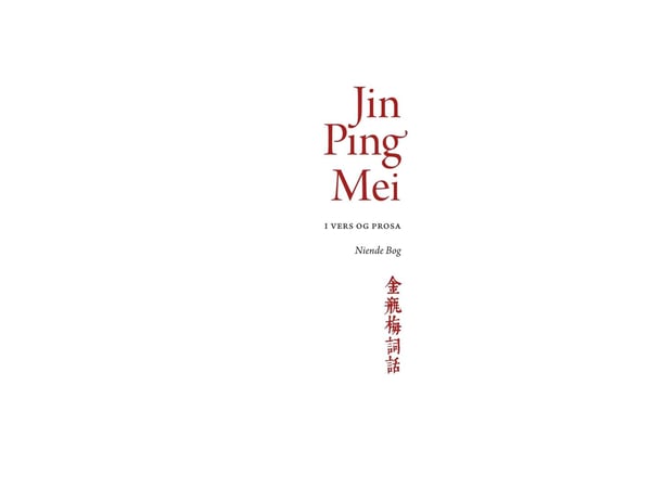 Jin Ping Mei, nide 9 | Kieli: Tanska