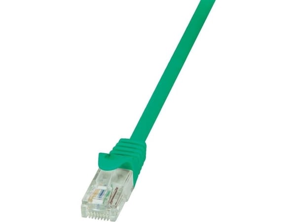 LogiLink EconLine - Koblingskabel - RJ-45 (hann) til RJ-45 (hann) - UTP - CAT 6 - grønn