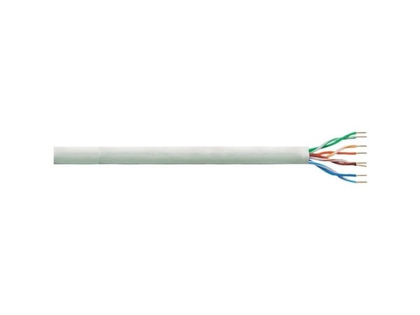 LogiLink Cat.6, 100 m, 100 m, Cat6, U/UTP (UTP), harmaa