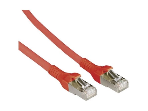 METZ CONNECT 1308451066-E, 1 m, Cat6a, S/FTP (S-STP), RJ-45, RJ-45, Rød