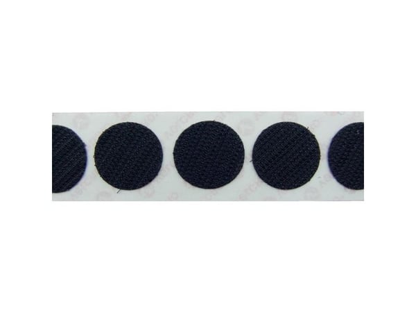 VELCRO® E28802233011425 Tarranauhapisteet liimaukseen Nasta (Ø) 22 mm Musta 1000 kpl