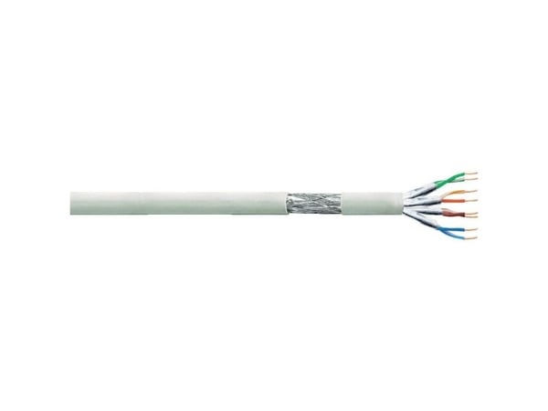 LogiLink CP2100S, 100 m, Cat6, S/FTP (S-STP), Grå