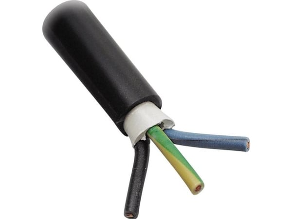 Jordkabel NYY-J 5 G 2,5 mm² svart 50 m 071049/50