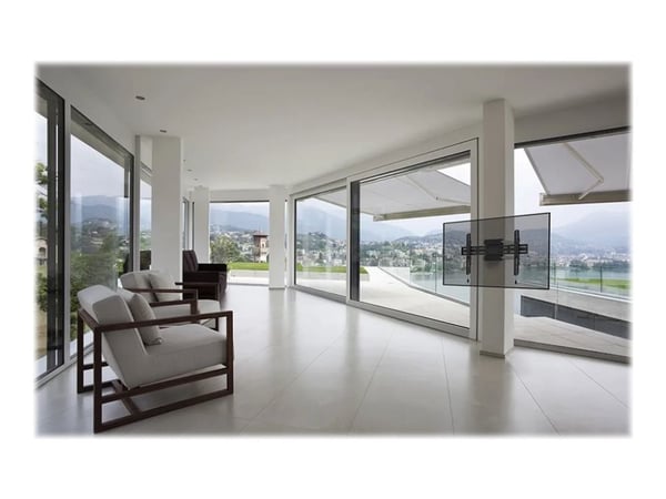 Neomounts WL30S-910BL16 - Monteringssett (montering) - fast - for flatpanel - låsbar - svart - skjermstørrelse: 40"-75" - søyle