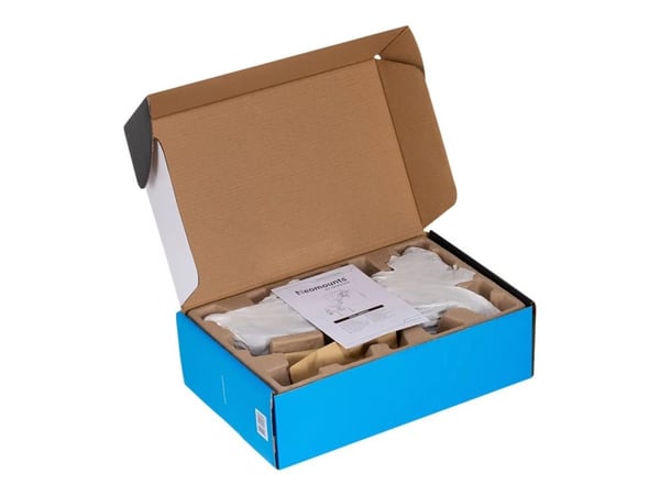 Neomounts DS70-450WH1 - Monteringssett (leddarm, maljeklemme, topfix-klemme) - full bevegelse - for LCD-skjerm - hvit - skjermstørrelse: 17"-42" - ...