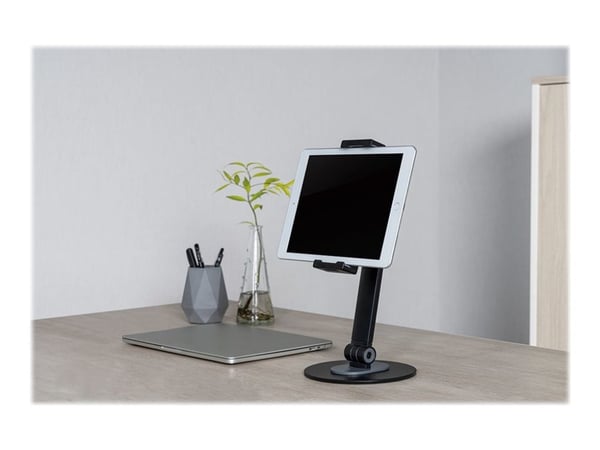 Neomounts DS15-540BL1 - Stativ - for nettbrett - svart - skjermstørrelse: 4.7"-12.9" - skrivebord