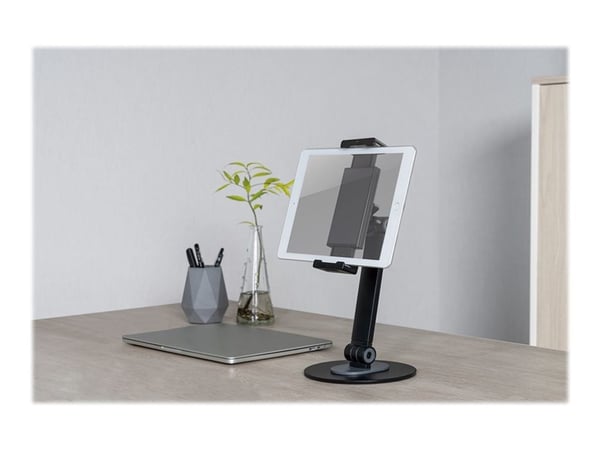 Neomounts DS15-540BL1 - Stativ - for nettbrett - svart - skjermstørrelse: 4.7"-12.9" - skrivebord