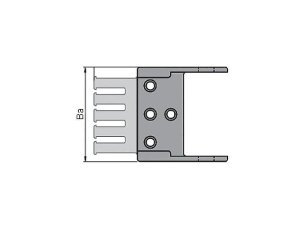 igus E-Kette® E2 micro Serie 06 060.10.12PZ anslutningselement tryckknappprincip