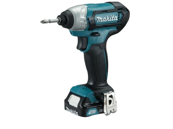 Makita TD110DSMJ - Støtskiftenøkkel - trådløs - 1/4" sekskantspor - 110 N·m - 2 batterier - 10.8 V