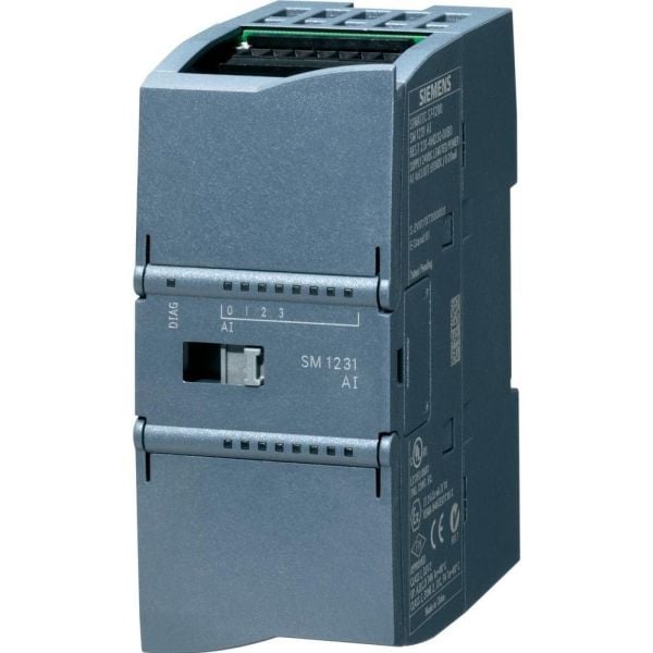 Siemens 6ES7231-4HD32-0XB0, Analog, Inngang, 4 kanaler, 4 kanaler, Sort, 161 g