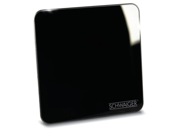 Schwaiger ZA8970 011, Sisätila, Musta, 45 dBi, 1,4 m, DVB-T, DVB-T2, DAB+, FM