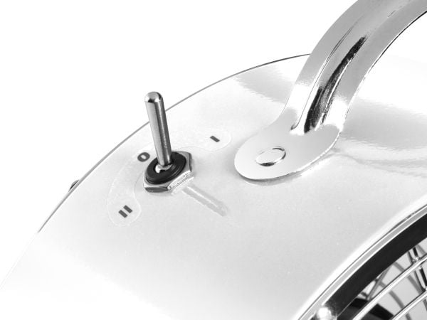 Tristar VE-5967, Husholdningsvifte, Sølv, Hvit, Bord, Metall, 49,5 dB, 1800 RPM