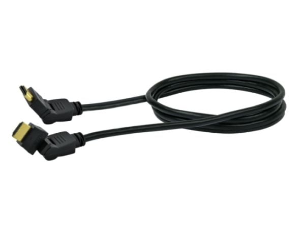 Schwaiger HDMI/HDMI 1.5m, 1,5 m, HDMI Type A (Standard), HDMI Type A (Standard), 4096 x 2160 piksler, 3D, Svart