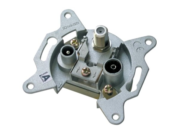 Schwaiger RDS808 011, TV + Radio, Metallinen
