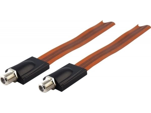 Schwaiger-ikkunan läpivienti koaksiaalikaapelille 17.0cm litteä