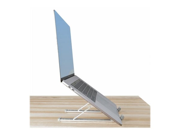 Startech Foldable Laptop Riser Stand, Portable Height Adjustable Ergonomic Laptop Stand, Ventilated Aluminum Frame Supports 22lb (10Kg), Tilt/Raise...