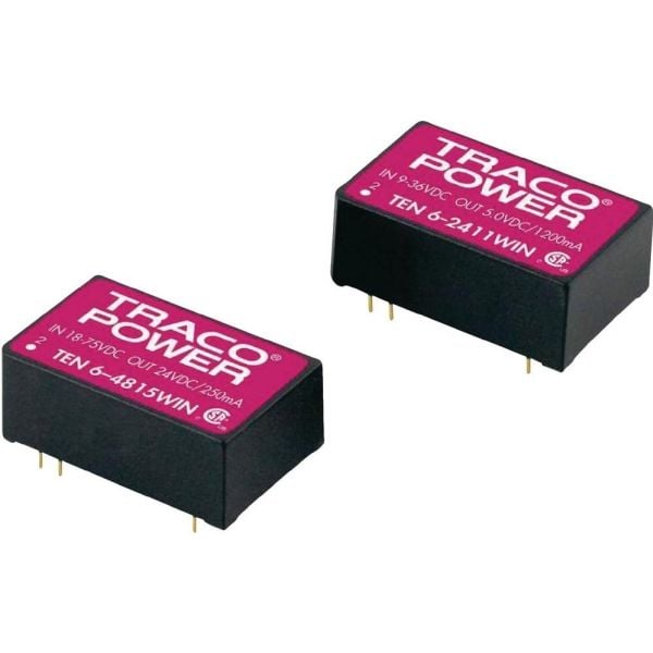 Traco Power TEN 6-4815WIN, 20,3 mm, 10,2 mm, 31,8 mm, 12,7 g, 6 W, 18-75 V