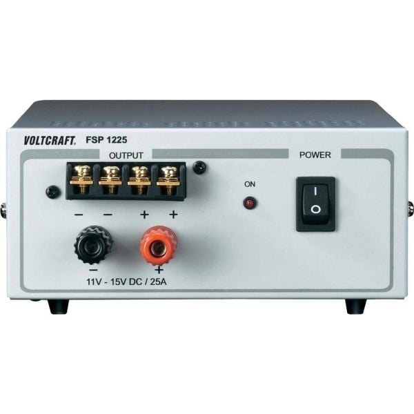 Laboratorienettstrømforsyning VOLTCRAFT FSP 1225 11–15 V/DC 25 A 375 W, antall utganger 1 x (FSP 1225)