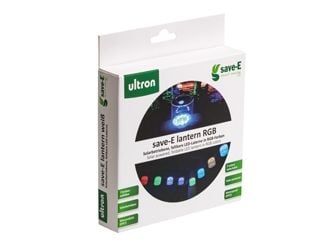 save-E smart energy - Hagelampe - LED - RGB-lys - soldrevet - lanterne