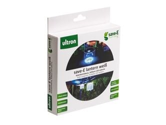 save-E smart energy - Hagelampe - LED - soldrevet - lanterne - hvit