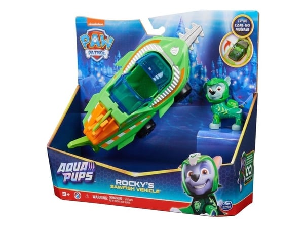 Paw Patrol Aqua Themed Vehicles - Rocky