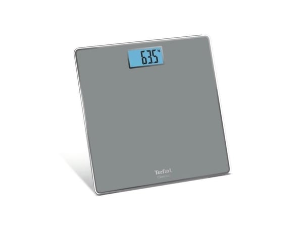 Tefal Classic PP150, Sähkökäyttöinen henkilövaaka, 160 kg, 100 g, Hopea, kg, lb, ST, Neliö