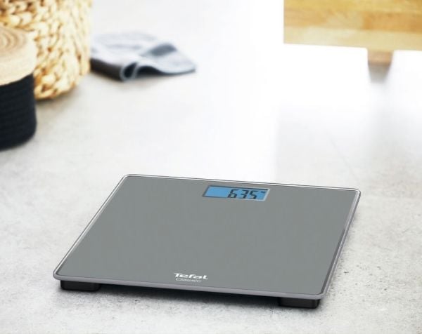 Tefal Classic PP150, Sähkökäyttöinen henkilövaaka, 160 kg, 100 g, Hopea, kg, lb, ST, Neliö