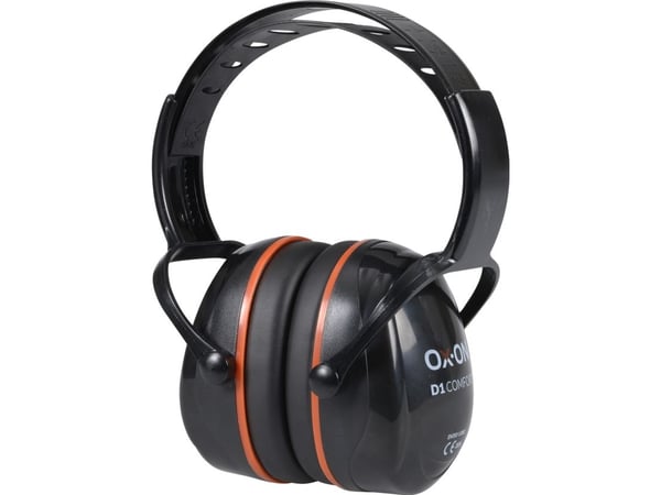 OX-ON Høreværn D1 Comfort. Dæmpningsværdi (SNR værdi) på 31 dB. Højfrekvens: 36 dB Middelfrekvens: 28 dB Lavfrekvens: 20 dB
