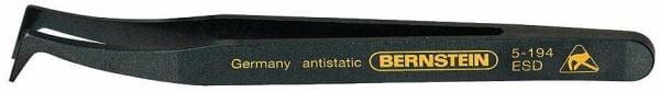 Bernstein 5-194, Plast, Svart, Flat, Bøyd, 5 g, 120 mm