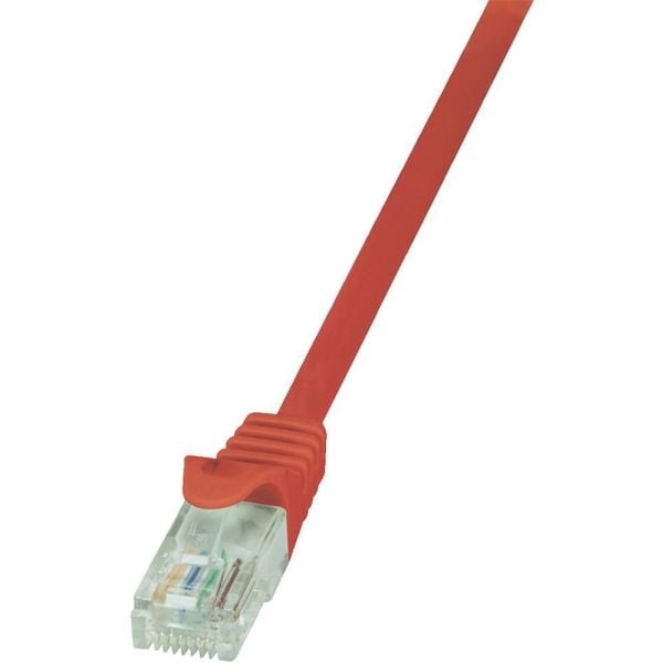 LogiLink - Koblingskabel - RJ-45 (hann) til RJ-45 (hann) - UTP - CAT 6 - rød