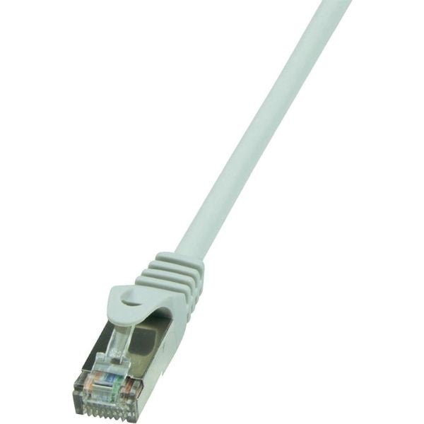LogiLink - Koblingskabel - RJ-45 (hann) til RJ-45 (hann) - foliebelagt uskjermet tvinnet kabelpar (F/UTP) - CAT 5e - grå