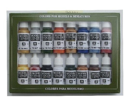 Vallejo 70.101, Valikoidut värit, Akryylimaali, 17 ml, 1 kpl