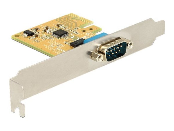 Delock PCIe x1 seriell 1x + lav profil (89444)
