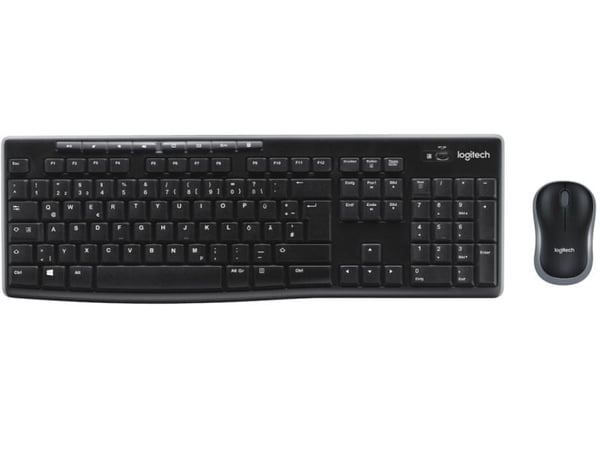 Logitech MK270 Wireless Combo - Tastatur- og mussett - trådløs - 2.4 GHz - Nordisk